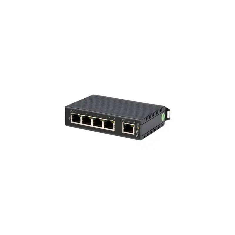 StarTech.com Switch Ethernet industriel non géré à 5 ports - Commutateur 10 - 100 à montage sur rail DIN - ... (IES5102)_1
